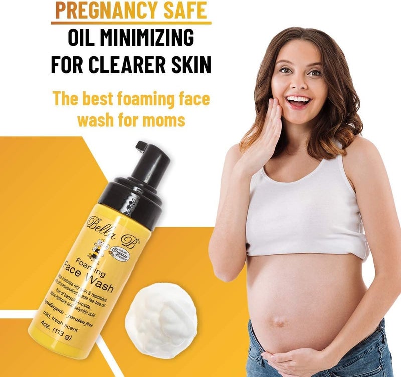 Bella B Foaming Face Wash - 4 Oz with Natural Ingredients for Oily Skin - Image 3